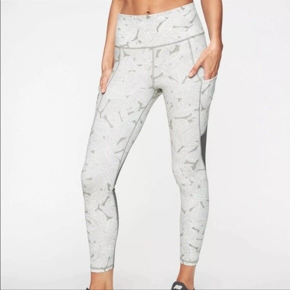 Athleta Palm All 7/8 Tight Legging Pant Gray Size Small - Picture 1 of 12